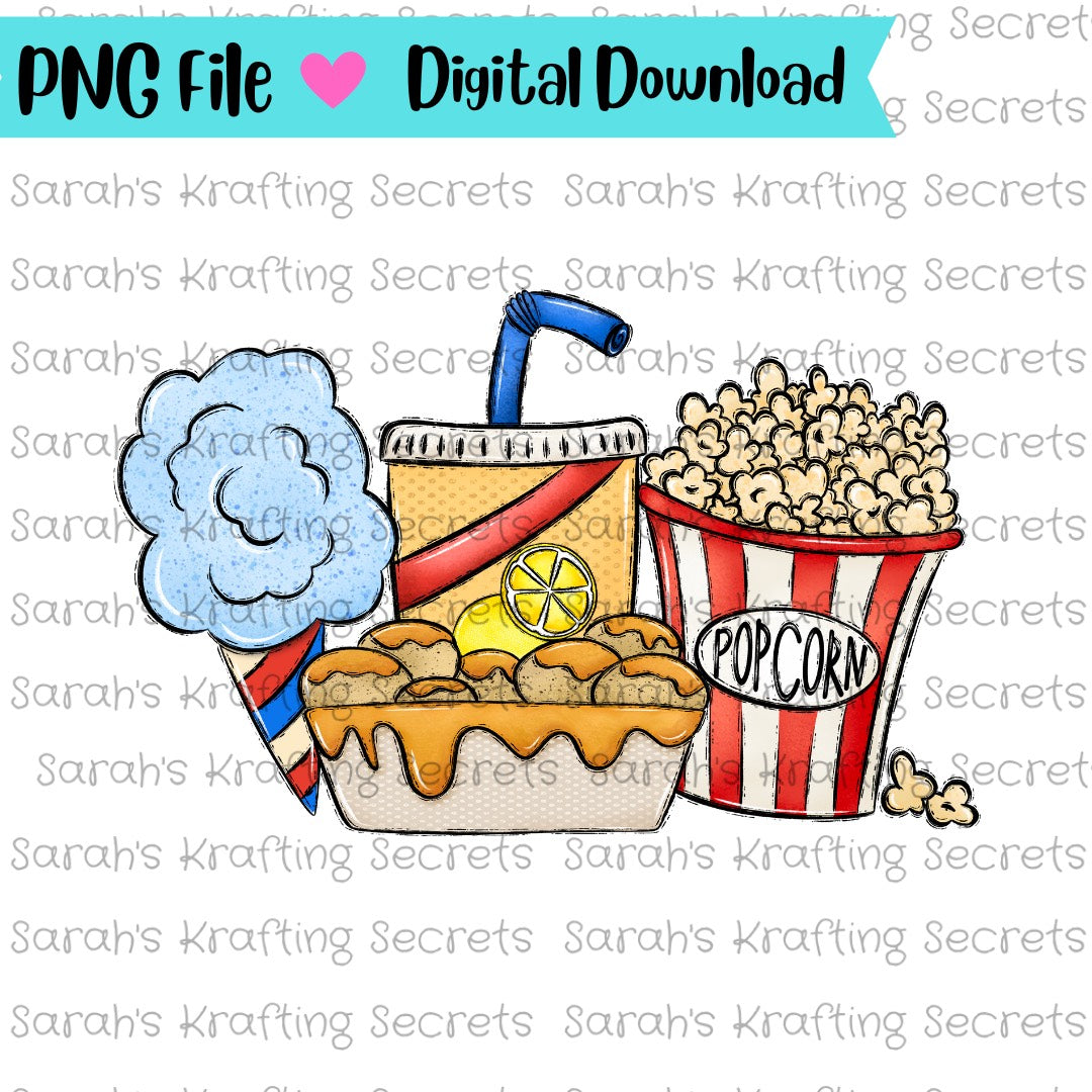 Carnival Food Sublimation