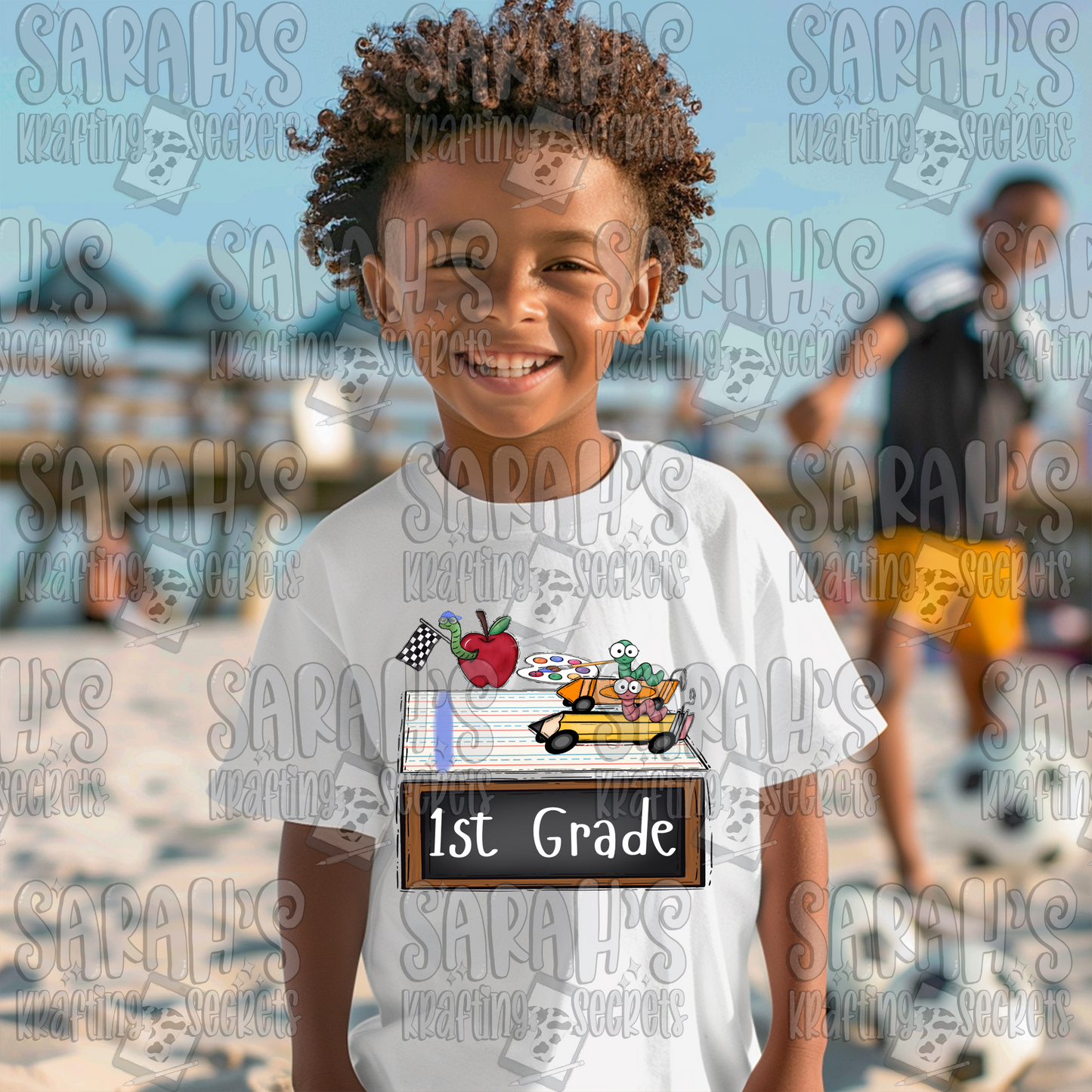 Racing School Boy PNG