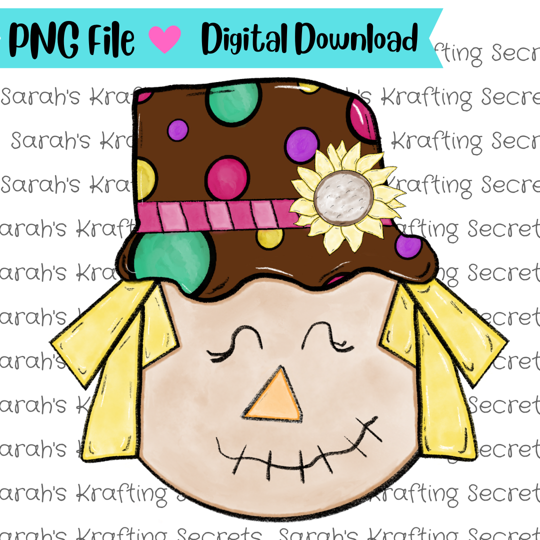 Scarecrow Girl Sublimation Graphic Design 