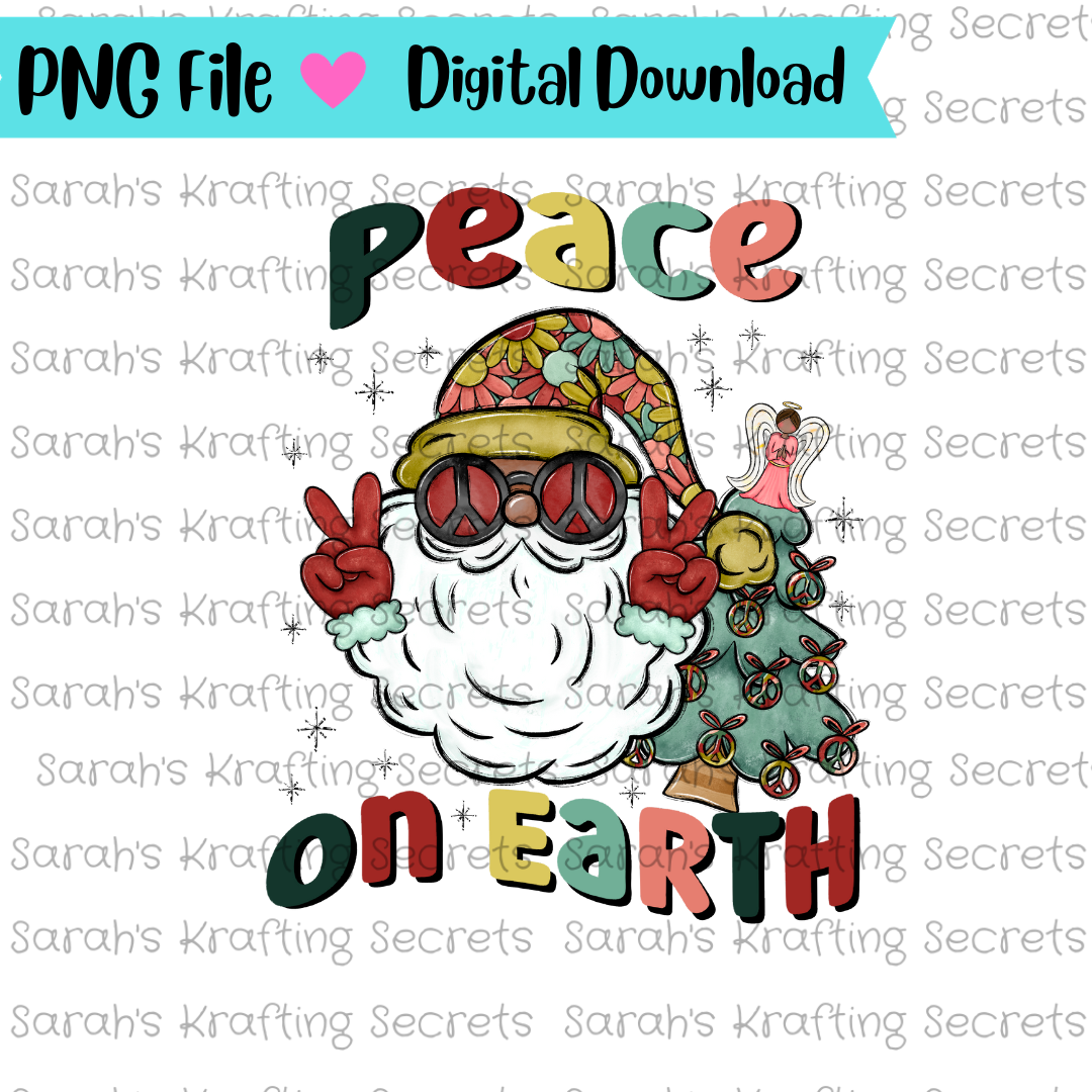 Peace On Earth Sublimation png