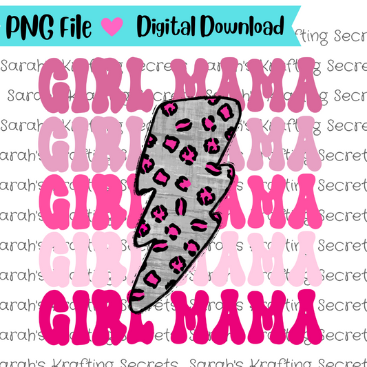 Girl Mama Sublimation Graphic Design