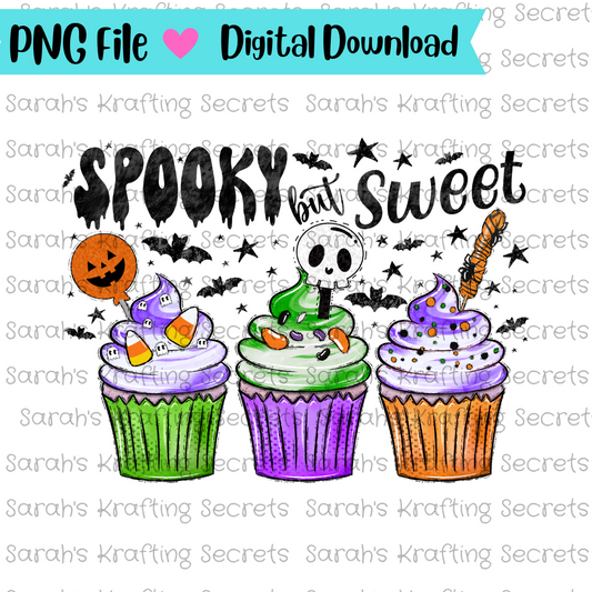 Spooky But Sweet Halloween Cupcakes Sublimation